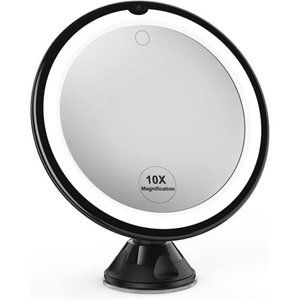 Upgraded 10x Magnifying Lighted Makeup Mirror with Touch Control, Powerful